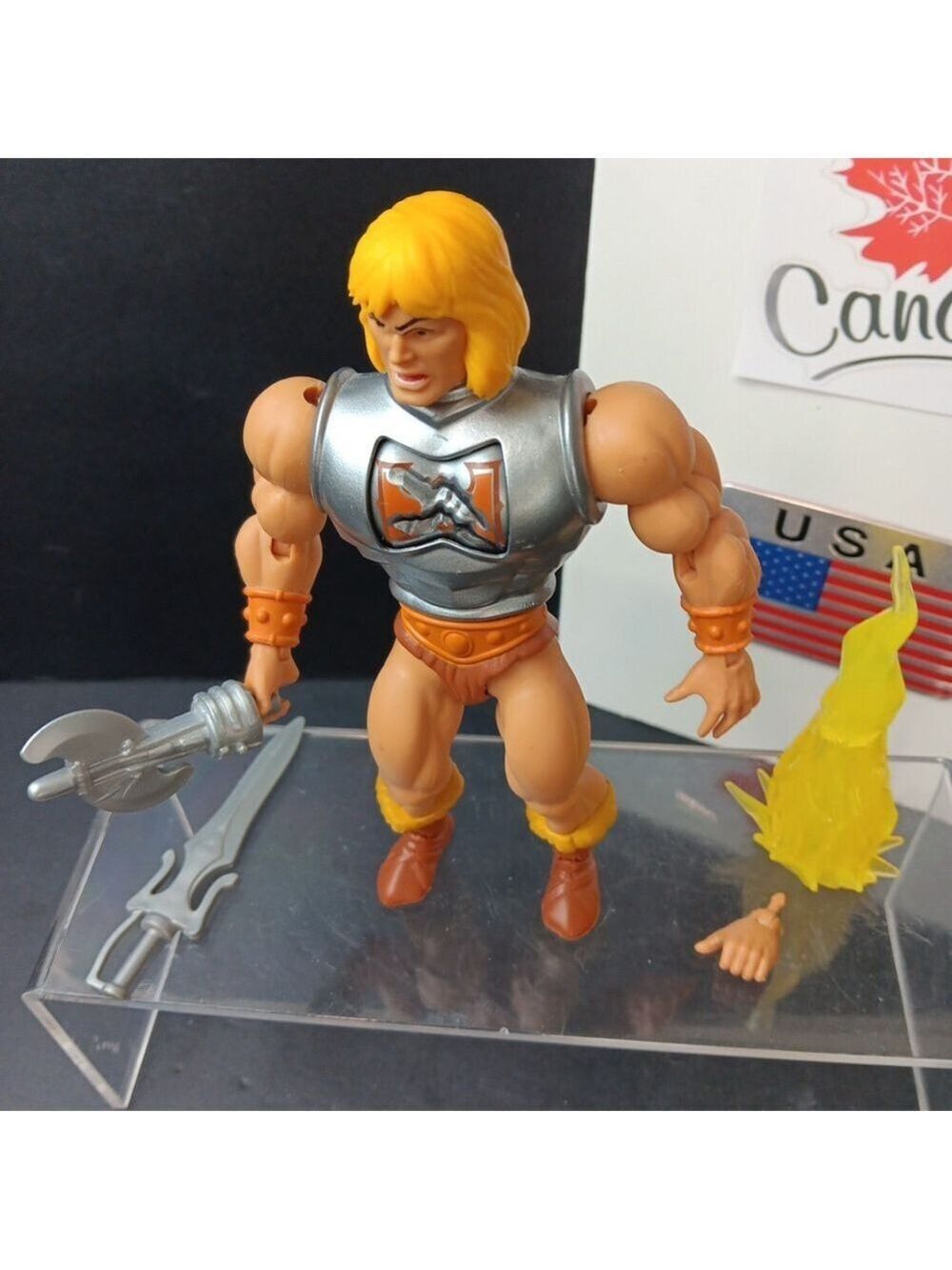 Mattel He-Man Action Figure Battle Armor He-Man 2020 Plus Accessories As Shown